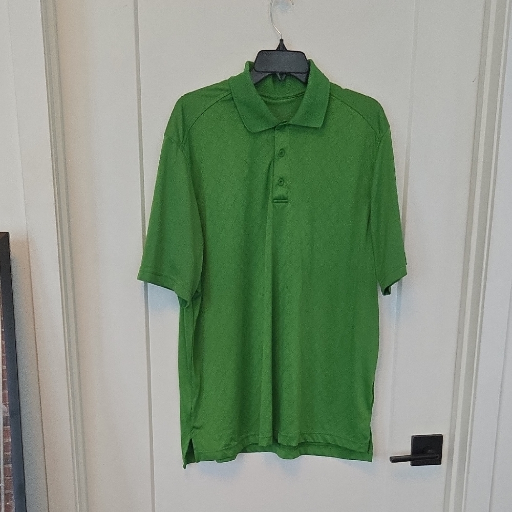 Breathable Green Polo Shirt